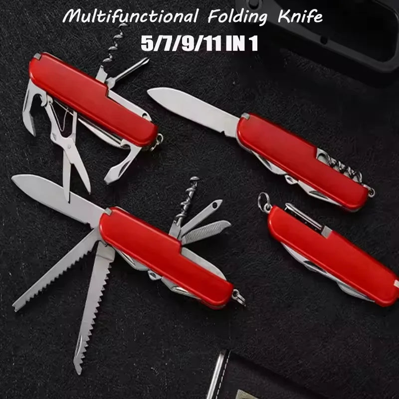 5/7/9/11 IN1 Multifunctional Folding Stainless Steel Knife And Pliers for Camping Outdoor Portable Camping Survival Tools