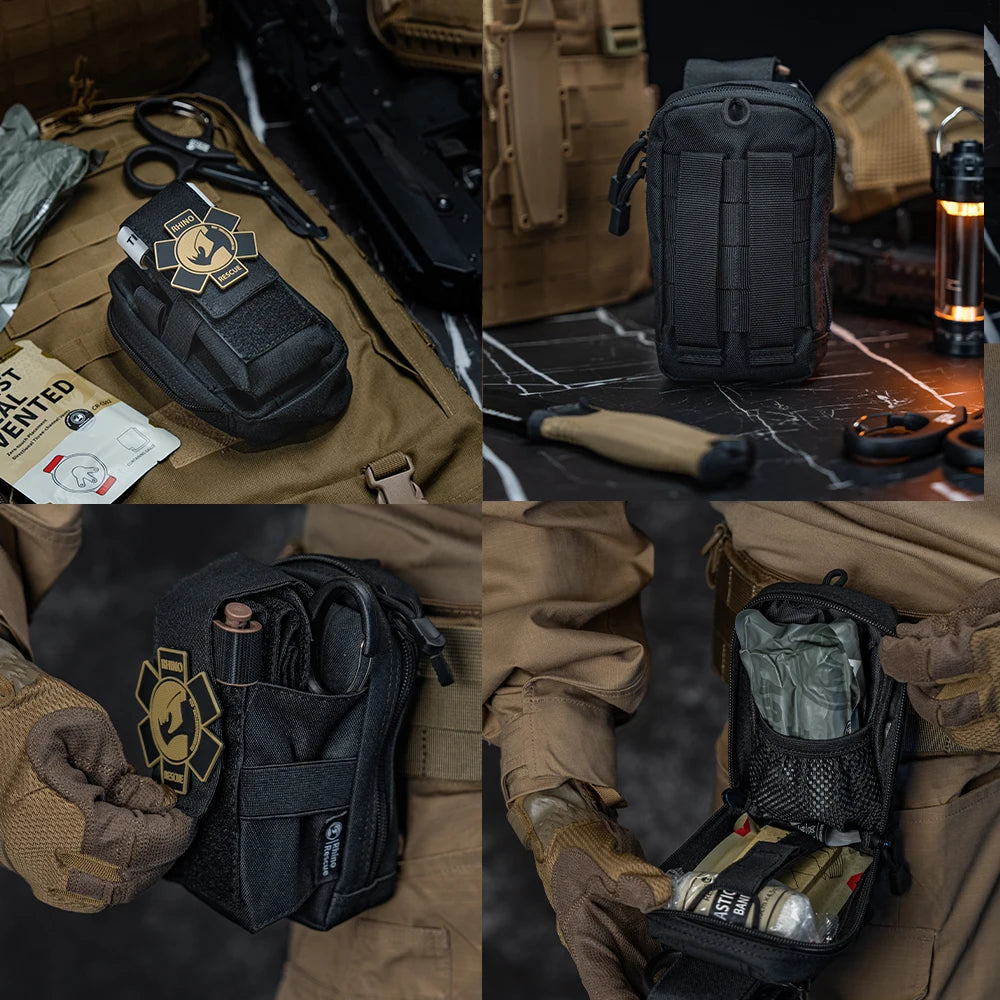 Professional Trauma Response Kit with Tactical Molle Pouch